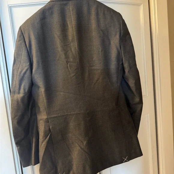Suitsupply Gray Sport Coat with Notch Lapel